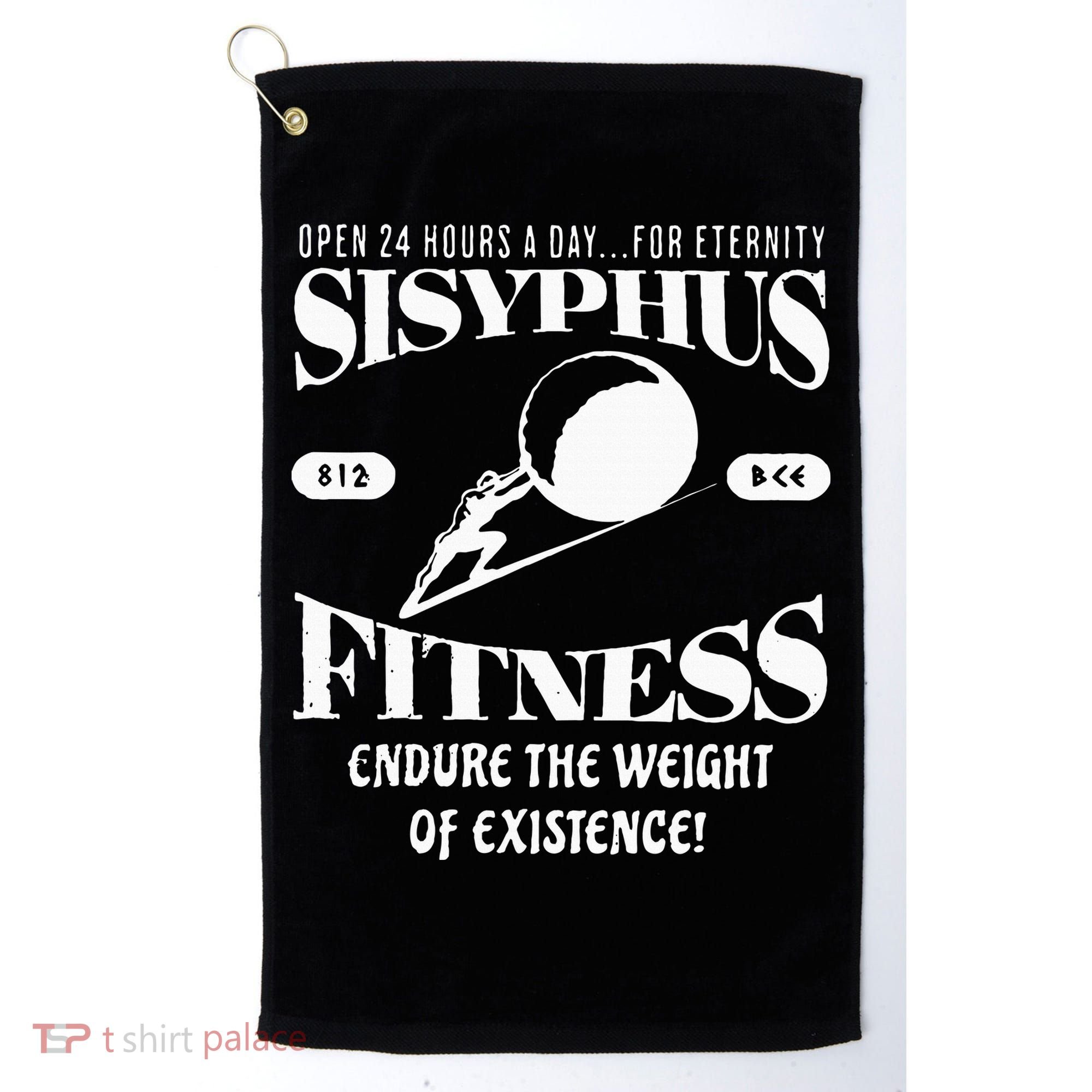Sisyphus Ness Greek Mythology Workout S Golf Towel