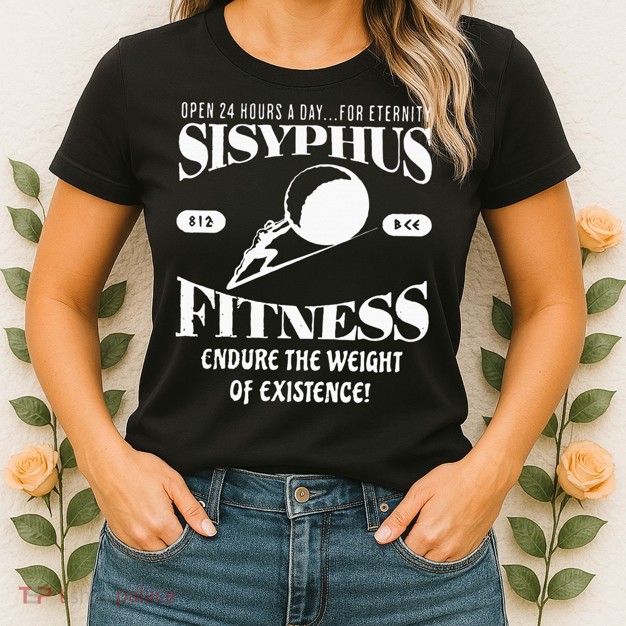 Sisyphus Ness Greek Mythology Workout S Women's T-Shirt