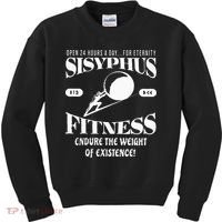 Sisyphus Ness Greek Mythology Workout S Kids Sweatshirt thumb 0