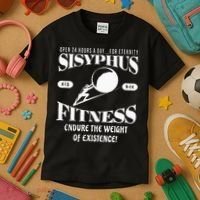 Sisyphus Ness Greek Mythology Workout S Kids T-Shirt thumb 3