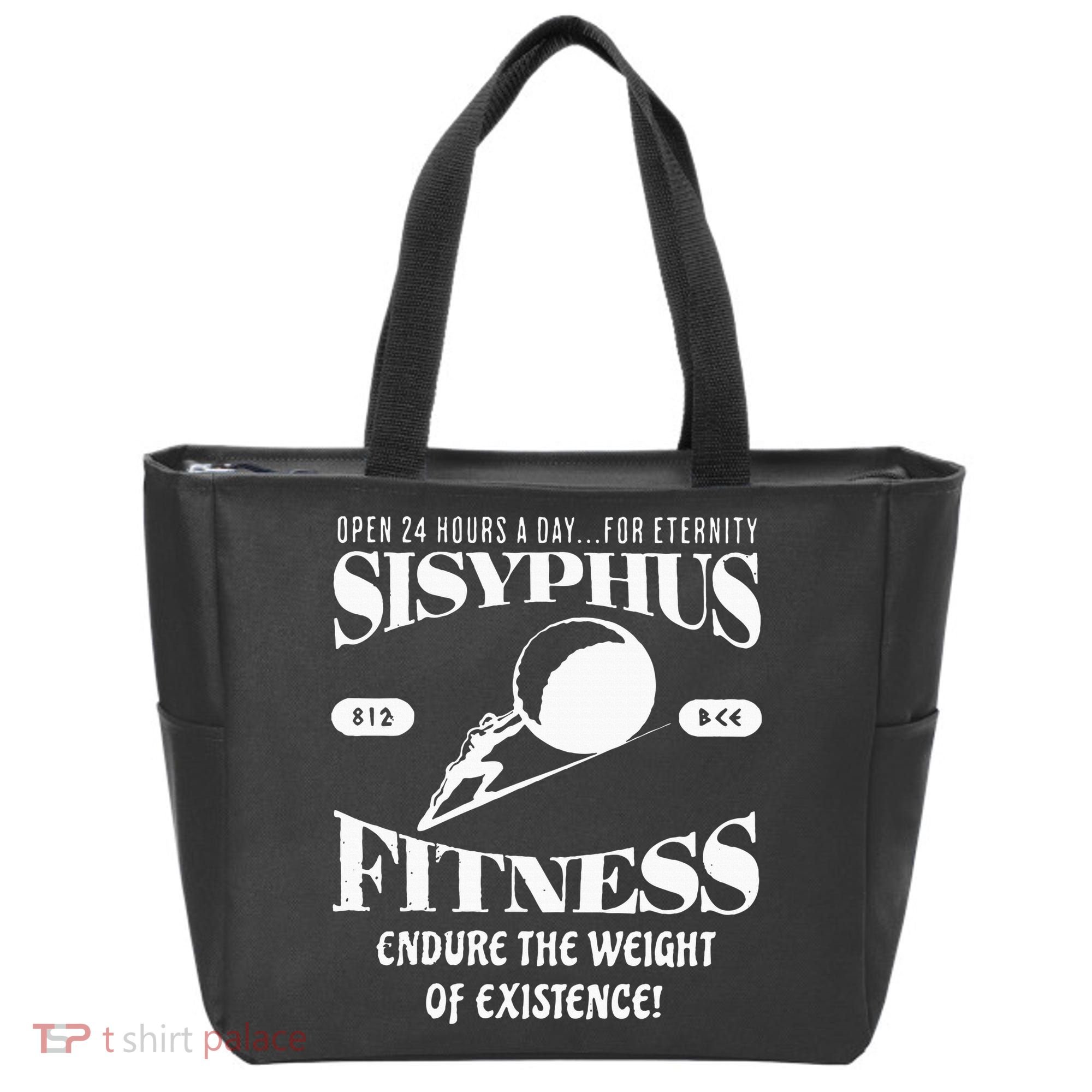 Sisyphus Ness Greek Mythology Workout S Tote Bag