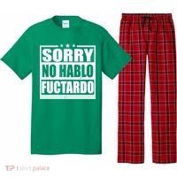 Sorry No Hablo Fuctardo Funny Pajama Set thumb 0