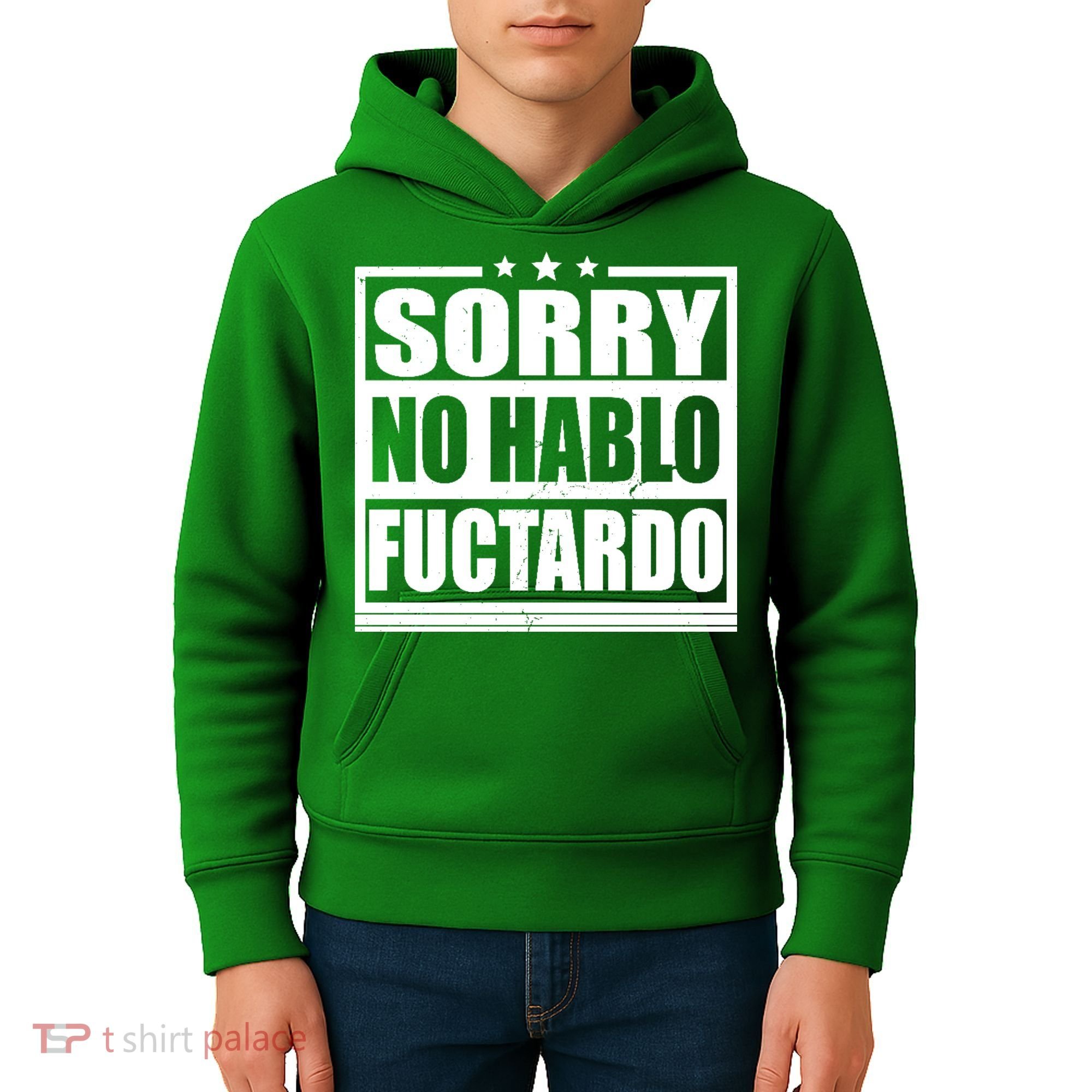 Sorry No Hablo Fuctardo Funny Kids Hoodie