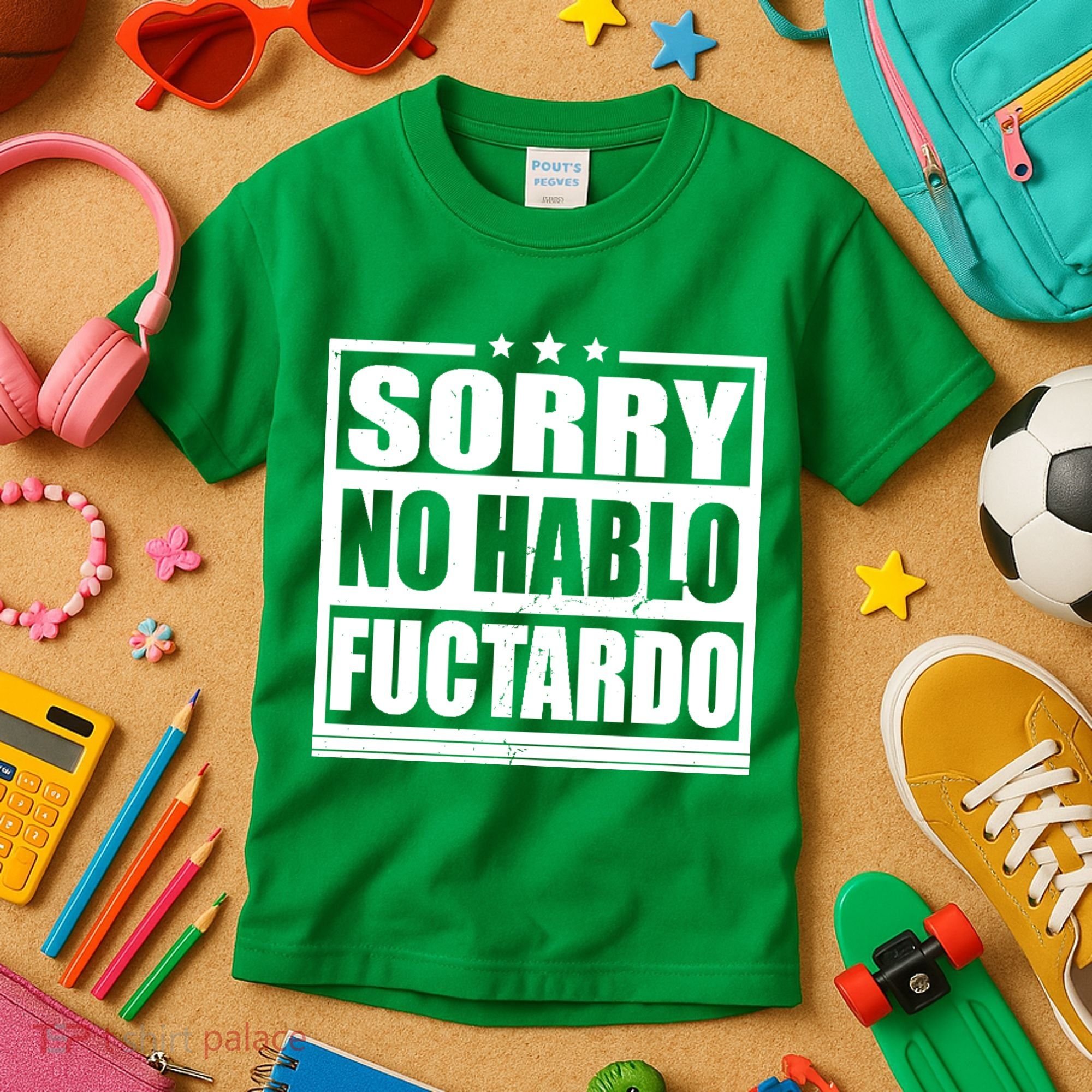 Sorry No Hablo Fuctardo Funny Kids T-Shirt