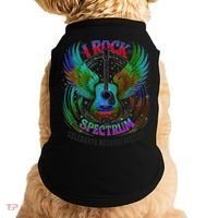Spectrum Neurodiversity I ROCK THE SPECTRUM Autism Doggie Tank thumb 0