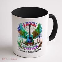 Spectrum Neurodiversity I ROCK THE SPECTRUM Autism Coffee Mug thumb 1