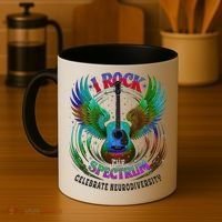 Spectrum Neurodiversity I ROCK THE SPECTRUM Autism Coffee Mug thumb 4