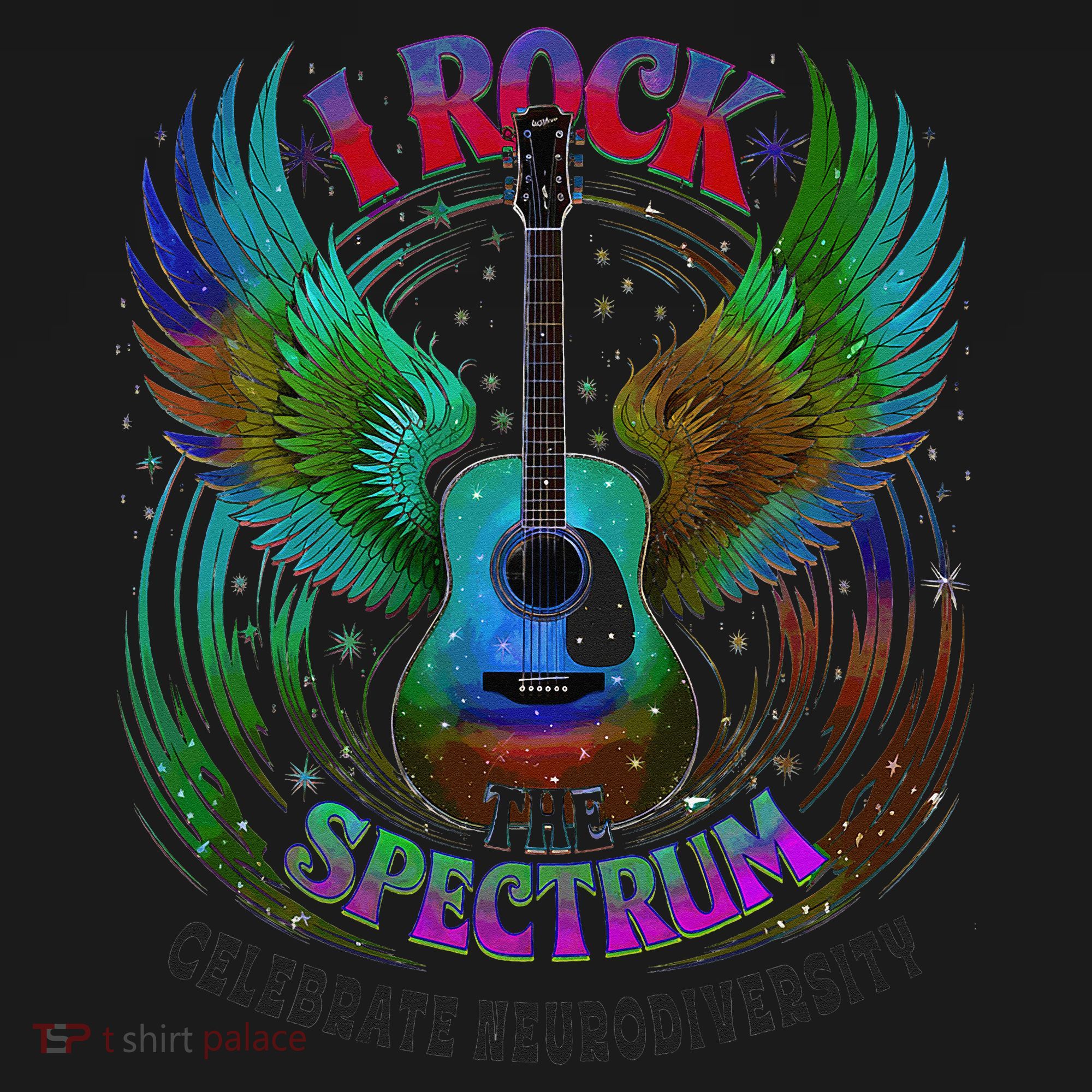 Spectrum Neurodiversity I ROCK THE SPECTRUM Autism Women's Hoodie