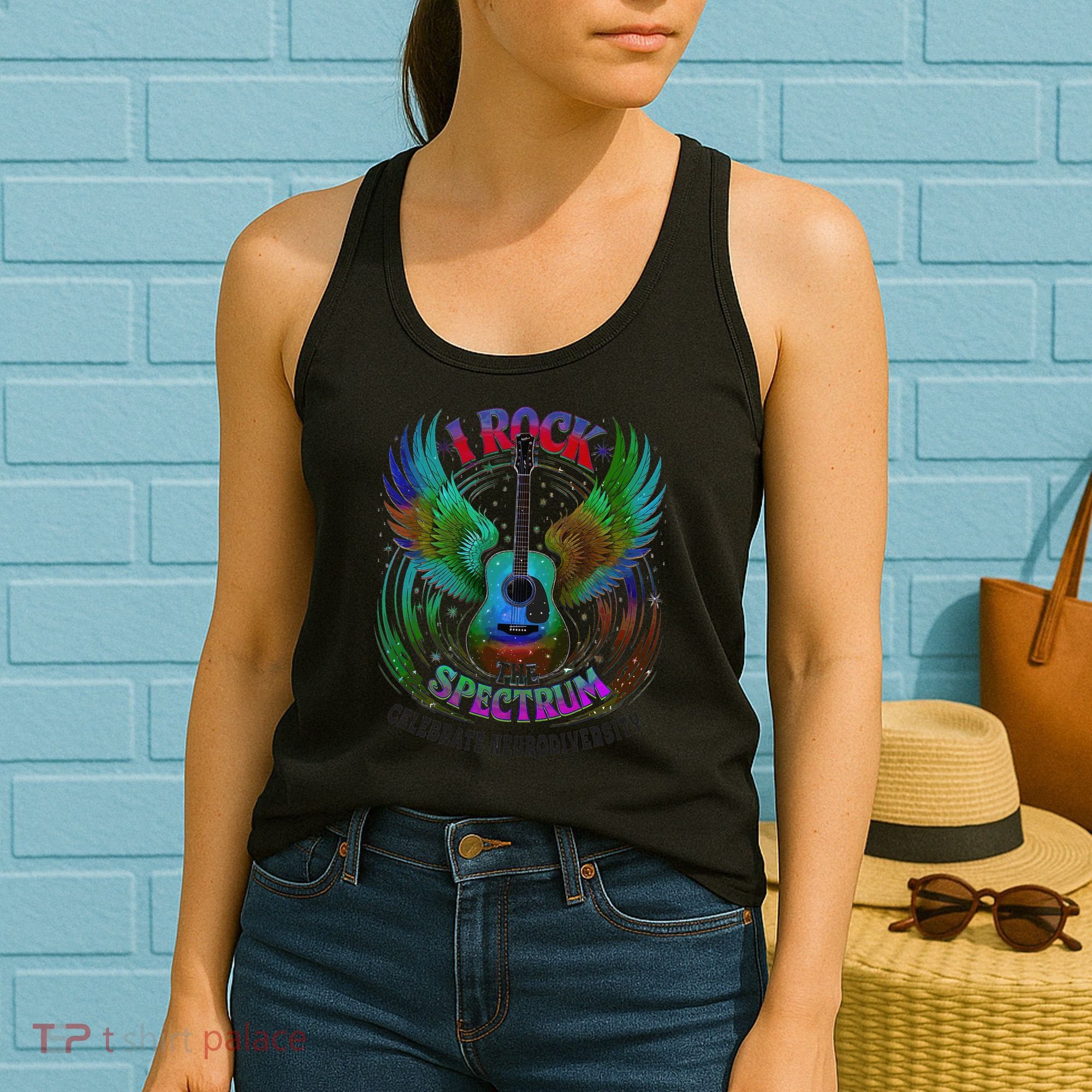 Spectrum Neurodiversity I ROCK THE SPECTRUM Autism Women's Tank Top
