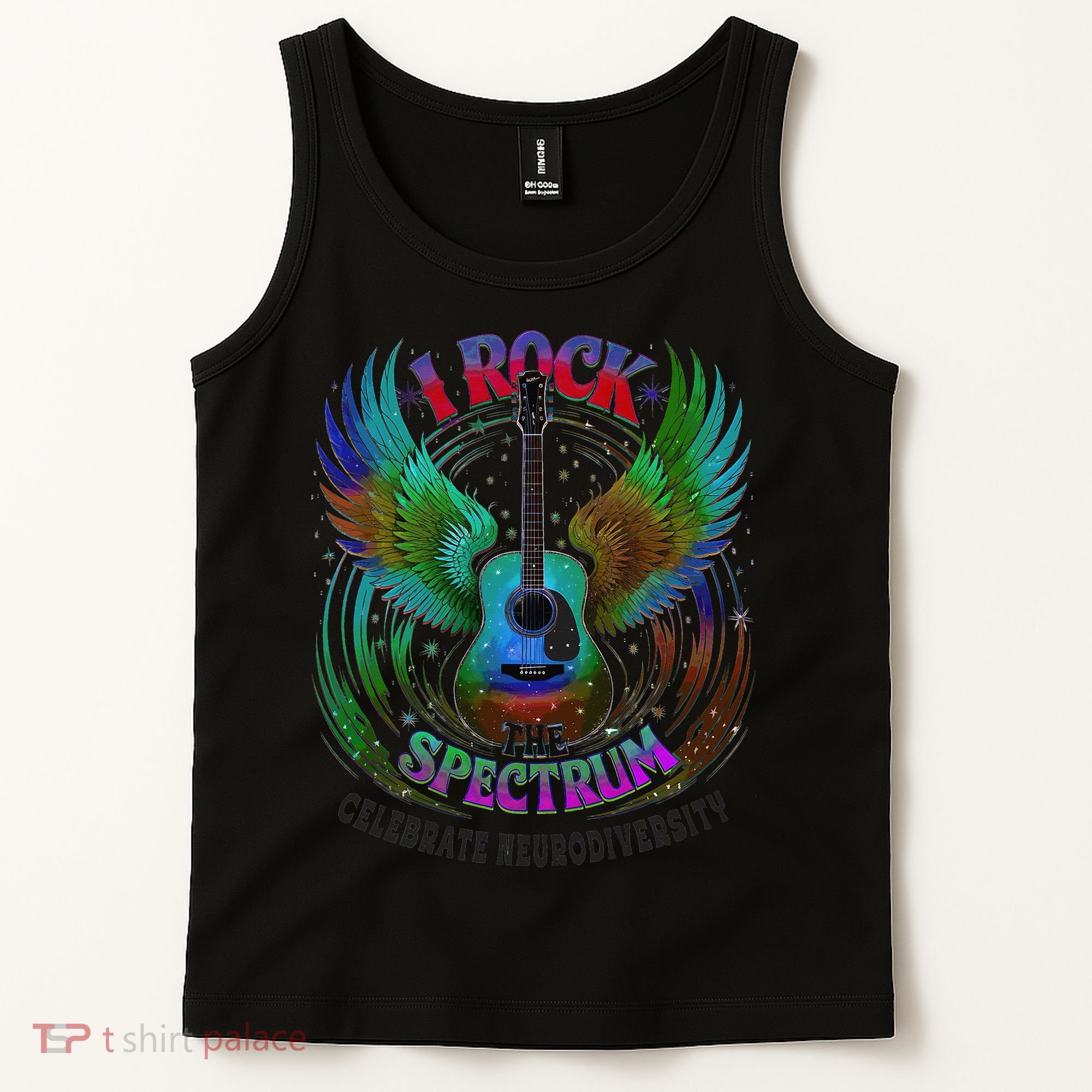 Spectrum Neurodiversity I ROCK THE SPECTRUM Autism Tank Top