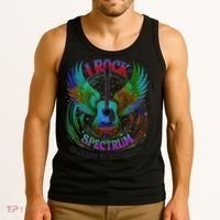 Spectrum Neurodiversity I ROCK THE SPECTRUM Autism Tank Top thumb 3