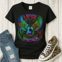 Spectrum Neurodiversity I ROCK THE SPECTRUM Autism Women's T-Shirt thumb 3