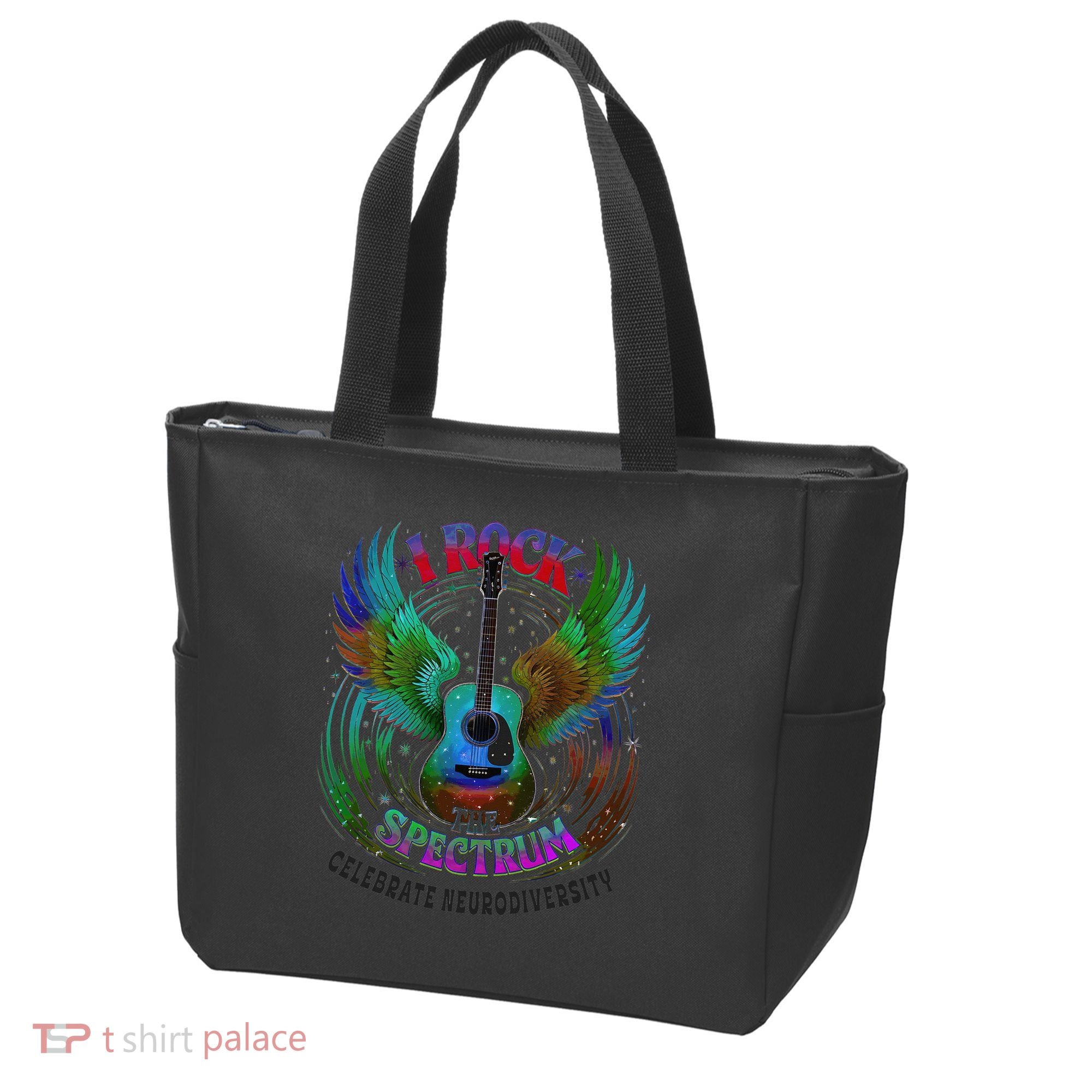 Spectrum Neurodiversity I ROCK THE SPECTRUM Autism Tote Bag