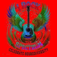 Spectrum Neurodiversity I ROCK THE SPECTRUM Autism Santa Hat thumb 1