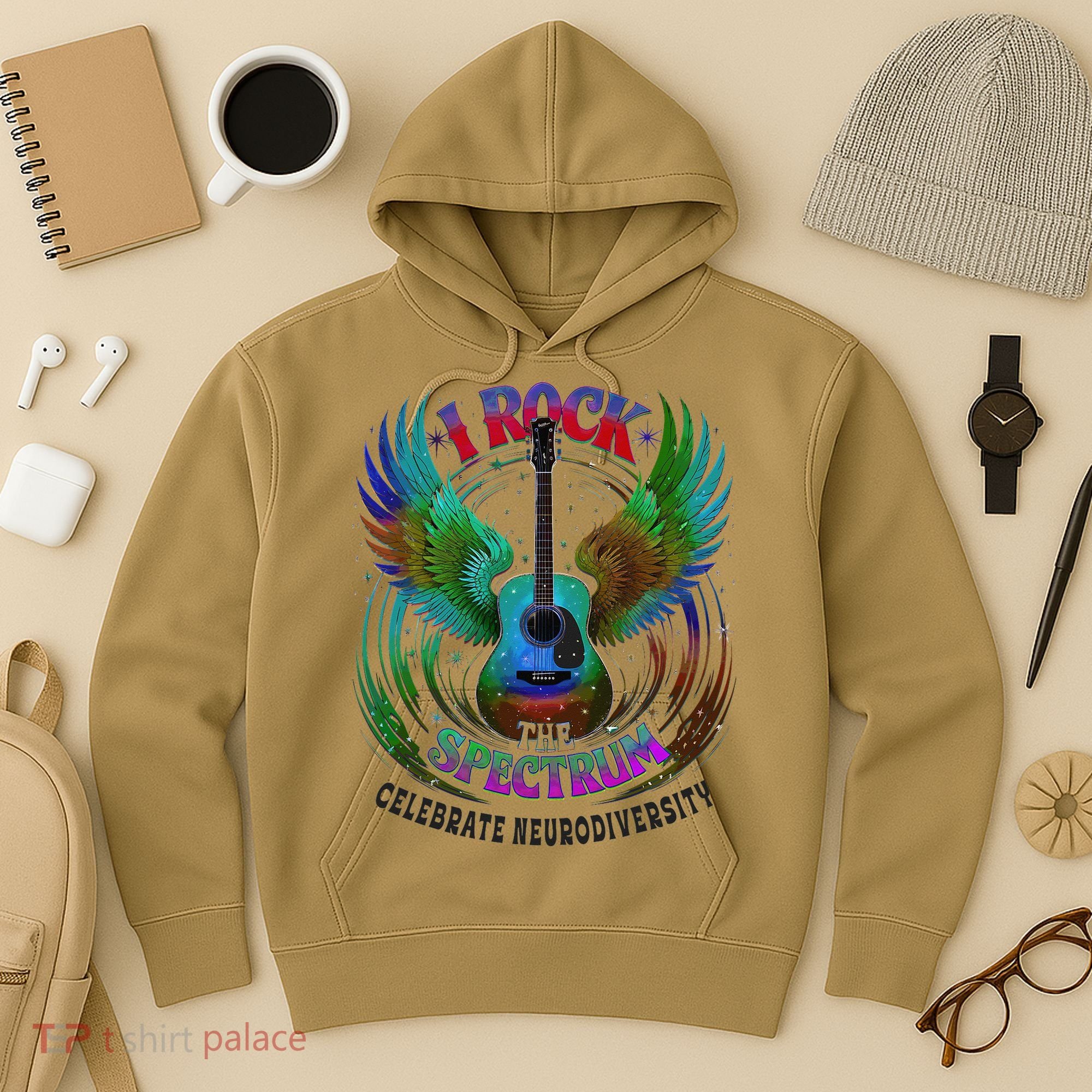 Spectrum Neurodiversity I ROCK THE SPECTRUM Autism Hoodie