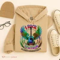 Spectrum Neurodiversity I ROCK THE SPECTRUM Autism Hoodie thumb 4