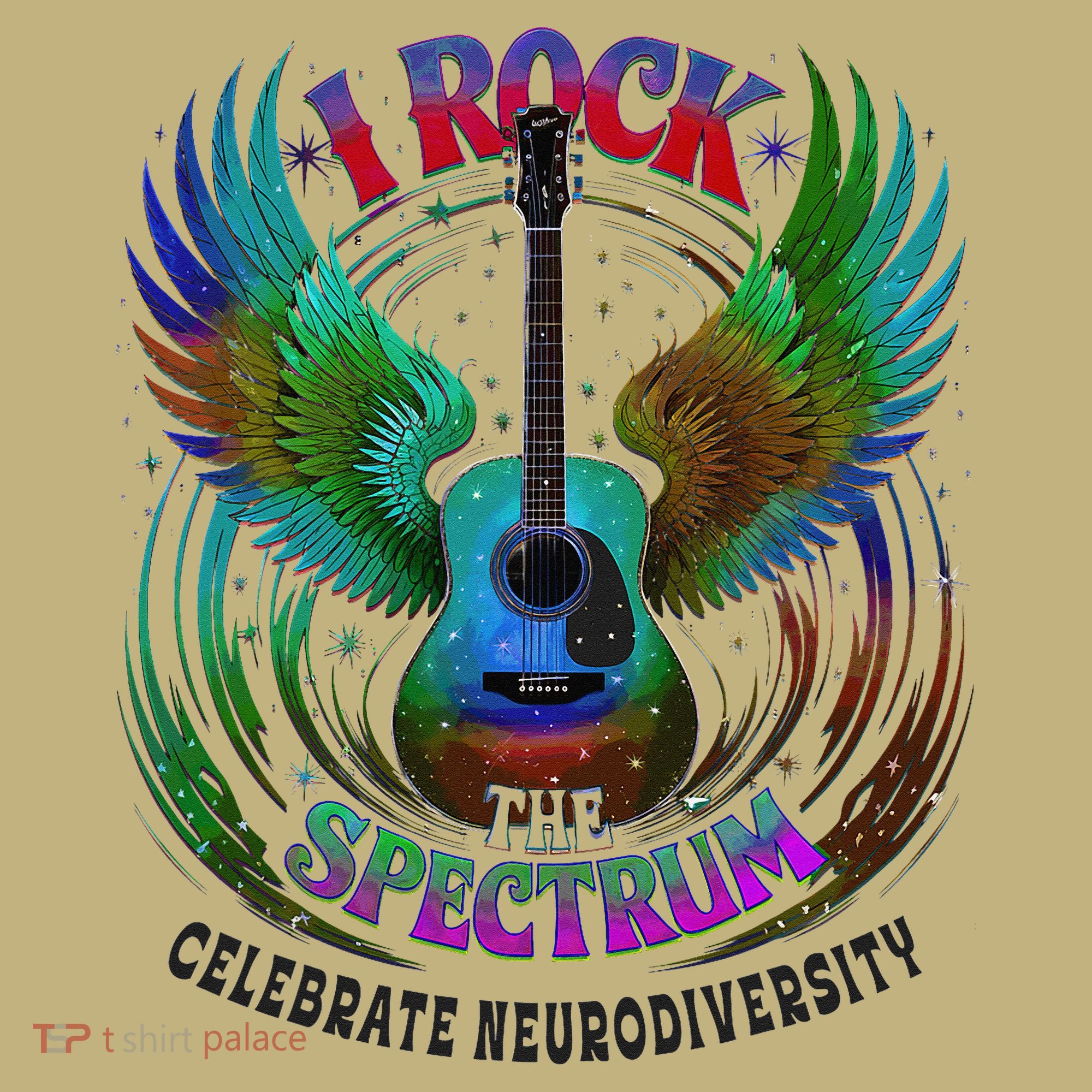 Spectrum Neurodiversity I ROCK THE SPECTRUM Autism Long Sleeve Shirt