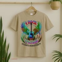 Spectrum Neurodiversity I ROCK THE SPECTRUM Autism T-Shirt thumb 2