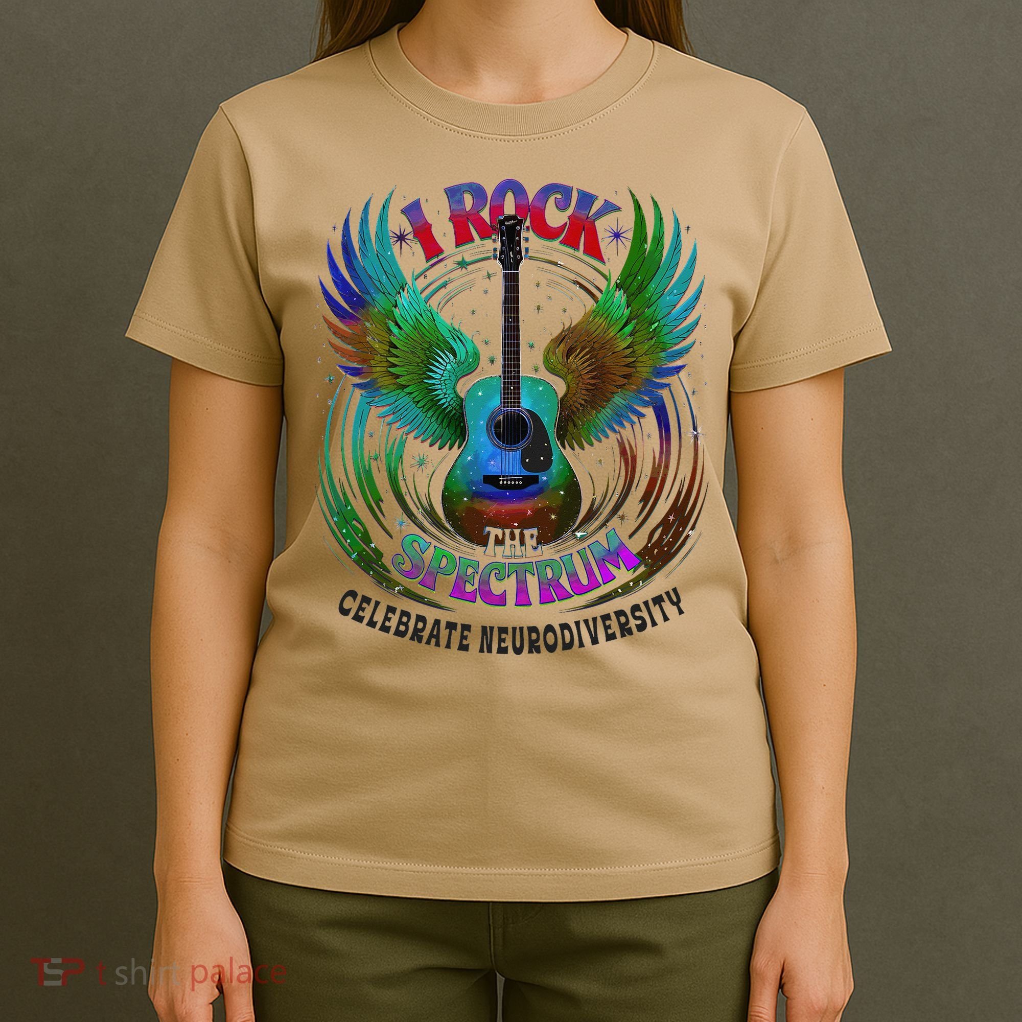 Spectrum Neurodiversity I ROCK THE SPECTRUM Autism T-Shirt
