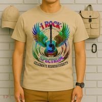 Spectrum Neurodiversity I ROCK THE SPECTRUM Autism T-Shirt thumb 6