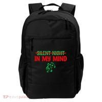 Silent Night In My Mind - Music Christmas Graphic  Backpack thumb 0