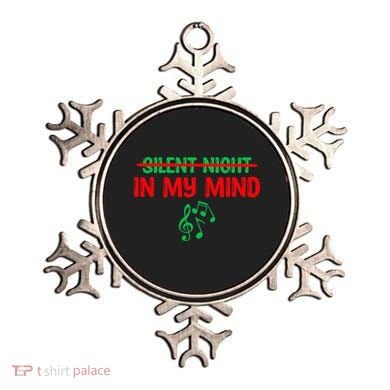 Silent Night In My Mind - Music Christmas Graphic  Ornament
