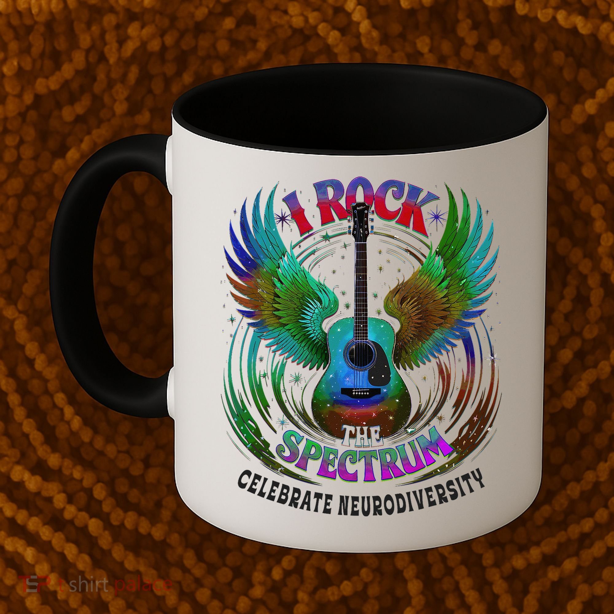 Spectrum Neurodiversity I ROCK THE SPECTRUM Autism Mom Coffee Mug