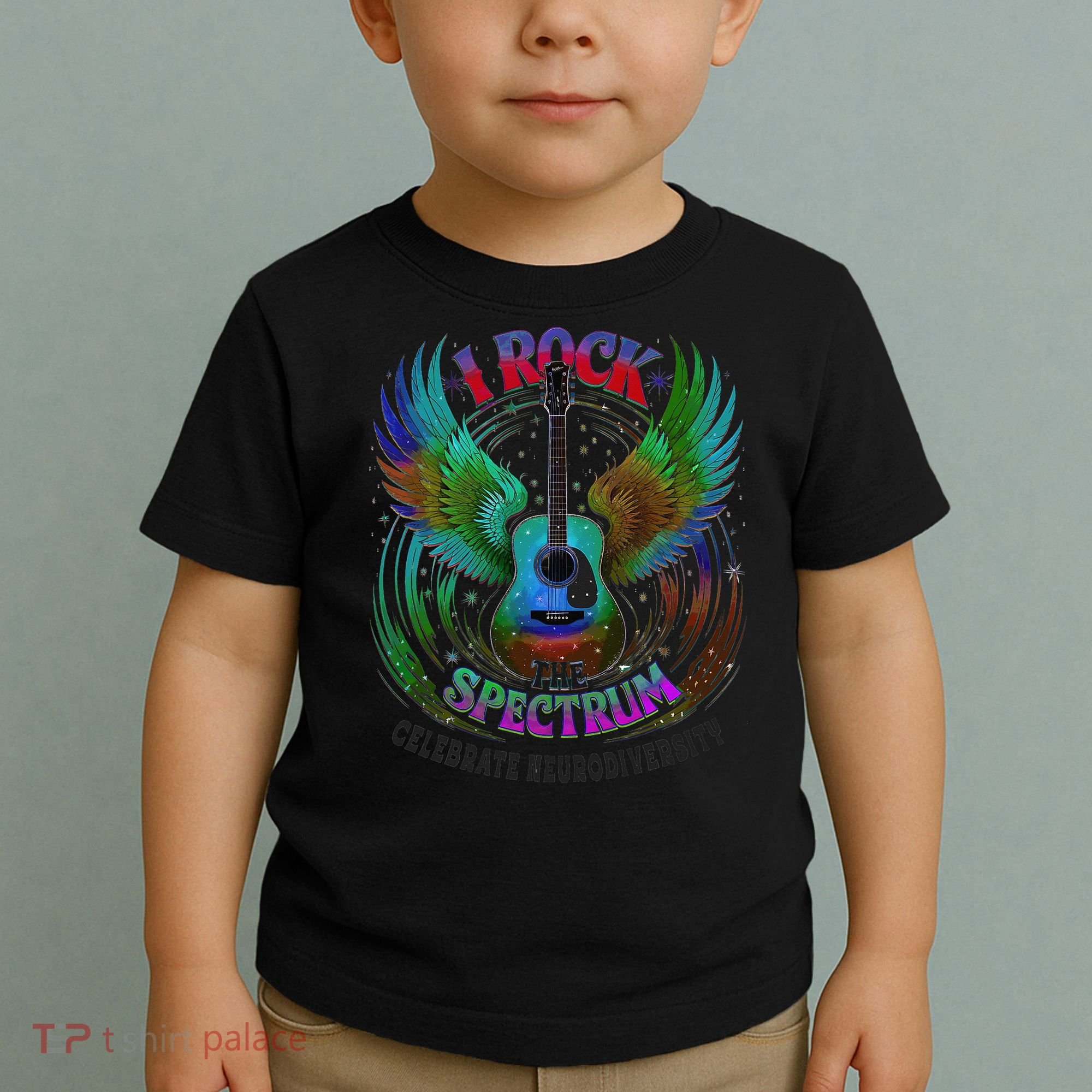 Spectrum Neurodiversity I ROCK THE SPECTRUM Autism Mom Toddler T-Shirt