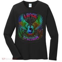 Spectrum Neurodiversity I ROCK THE SPECTRUM Autism Mom Women's Long Sleeve Shirt thumb 0
