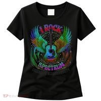 Spectrum Neurodiversity I ROCK THE SPECTRUM Autism Mom Women's T-Shirt thumb 0