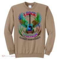 Spectrum Neurodiversity I ROCK THE SPECTRUM Autism Mom Sweatshirt thumb 0