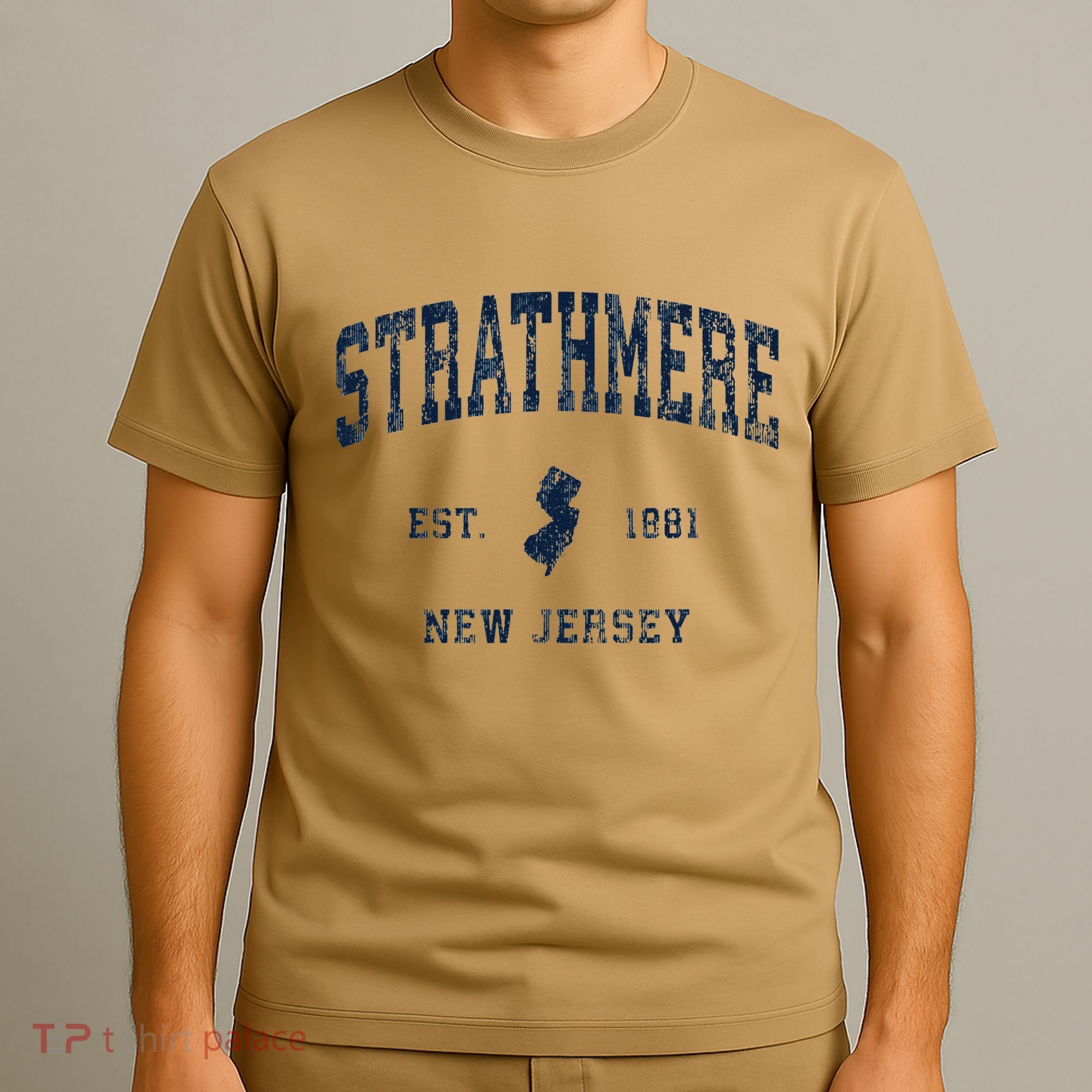 Strathmere New Jersey Nj Vintage Athletic Sports T-Shirt