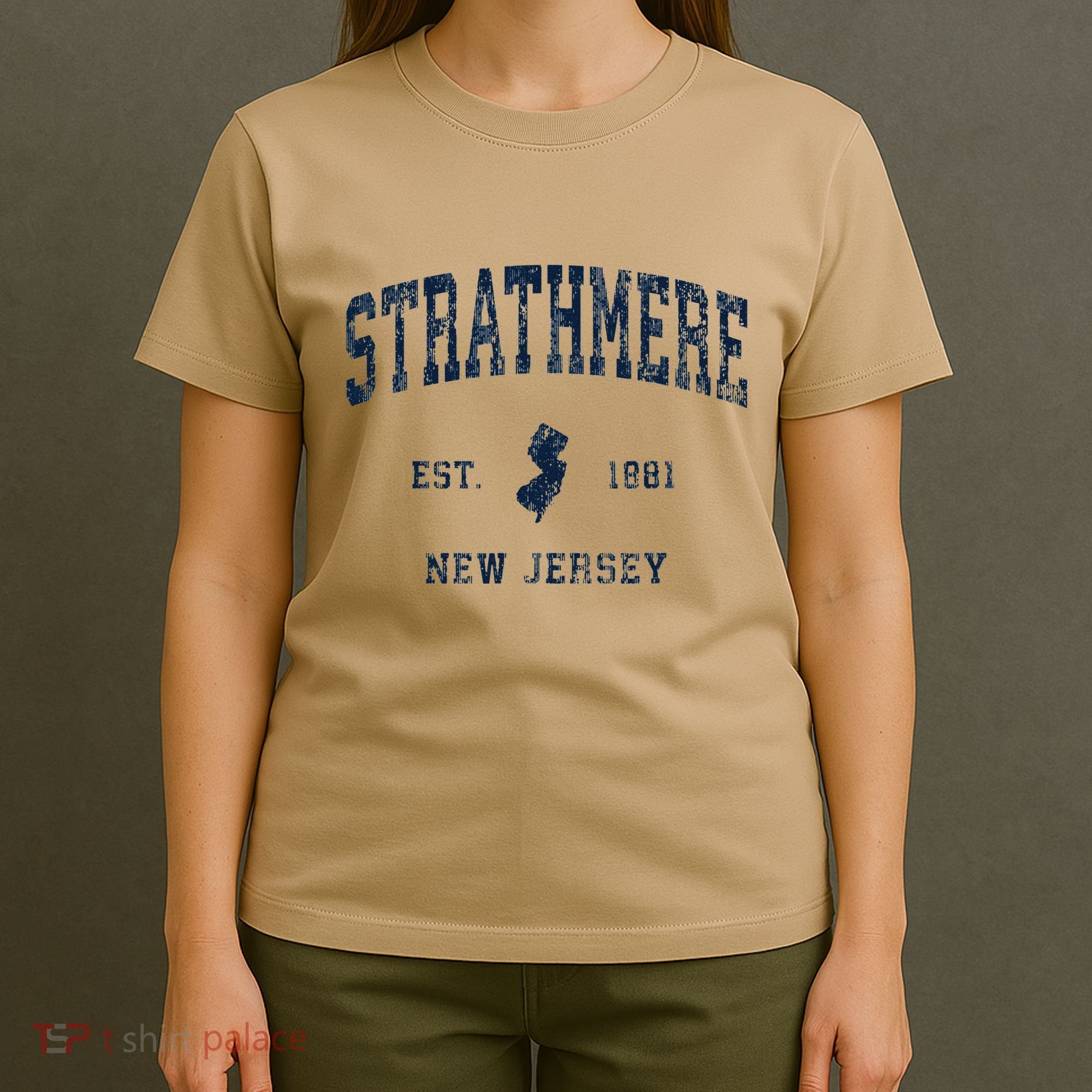 Strathmere New Jersey Nj Vintage Athletic Sports T-Shirt