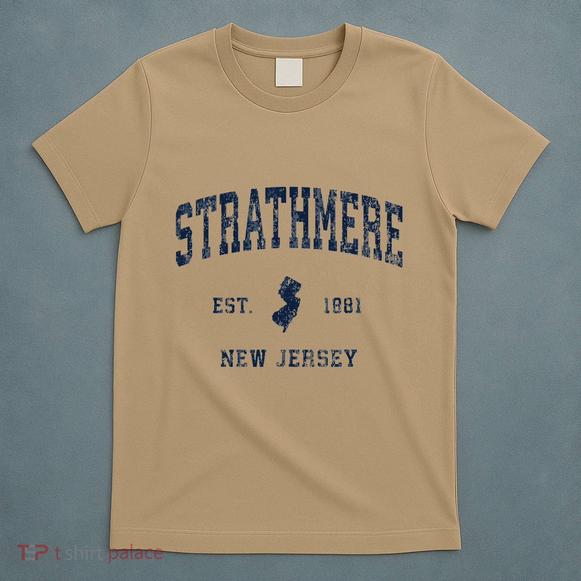 Strathmere New Jersey Nj Vintage Athletic Sports T-Shirt