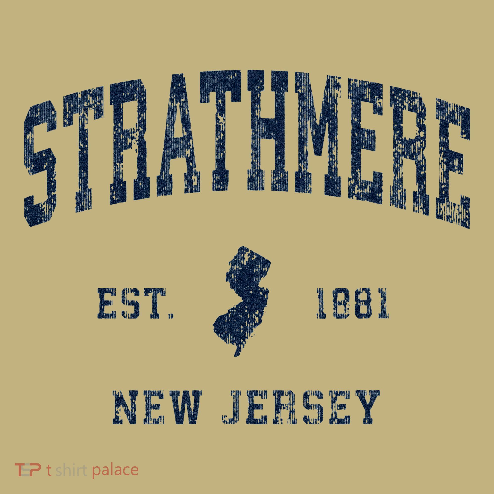 Strathmere New Jersey Nj Vintage Athletic Sports T-Shirt
