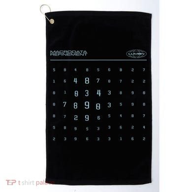 Scary Numbers Lumon Macrodata Refinement Golf Towel