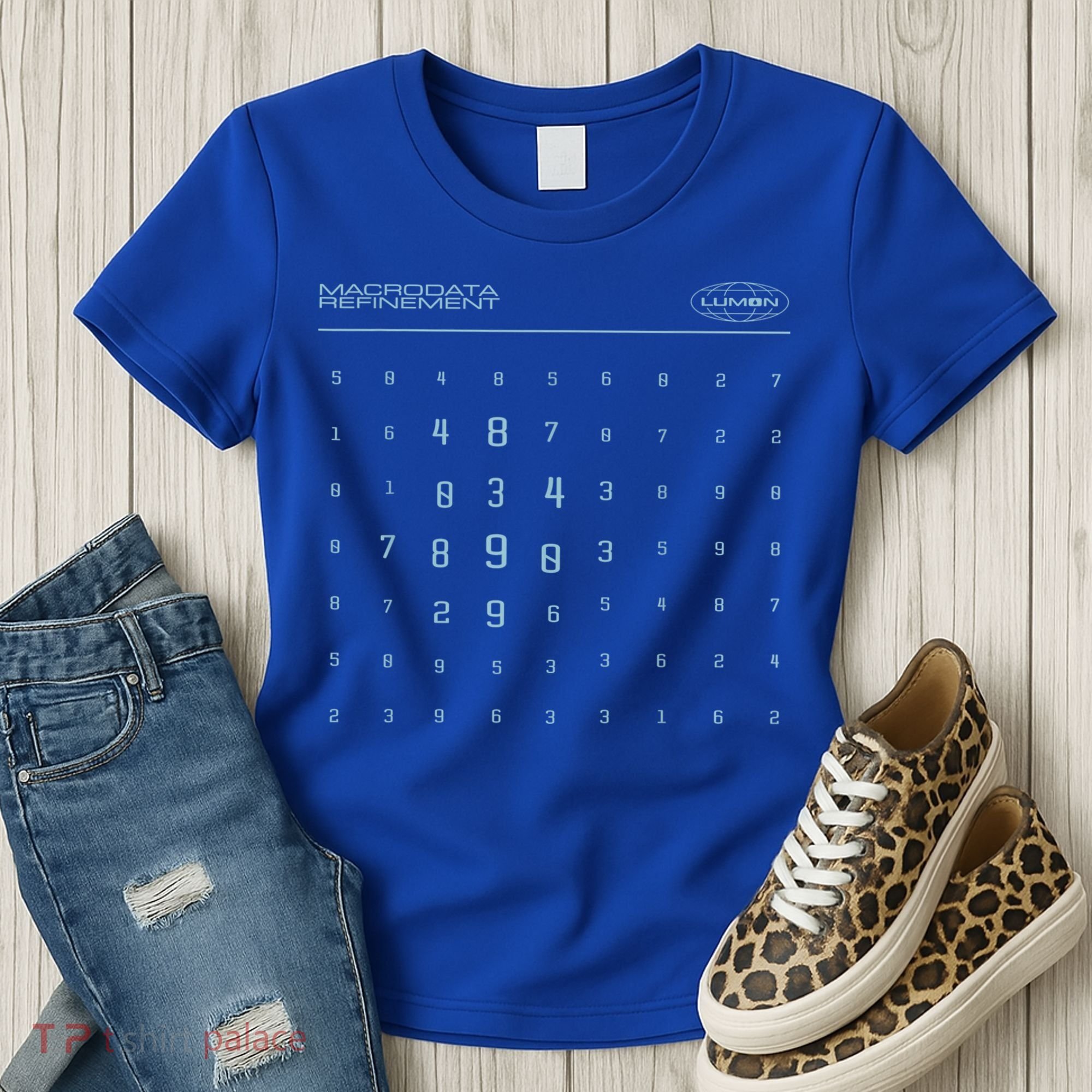 Scary Numbers Lumon Macrodata Refinement Women's T-Shirt