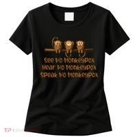 See NO Monkeypox, Hear NO Monkeypox, Speak NO Monkeypox Women's T-Shirt thumb 0