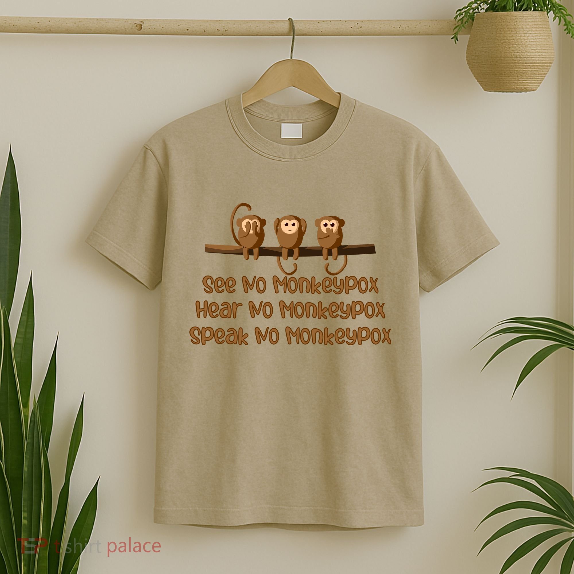 See NO Monkeypox, Hear NO Monkeypox, Speak NO Monkeypox T-Shirt