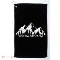 Sierra Nevada Mountains Cool Sierra Nevada Souvenir Gift Cool Gift Golf Towel thumb 0