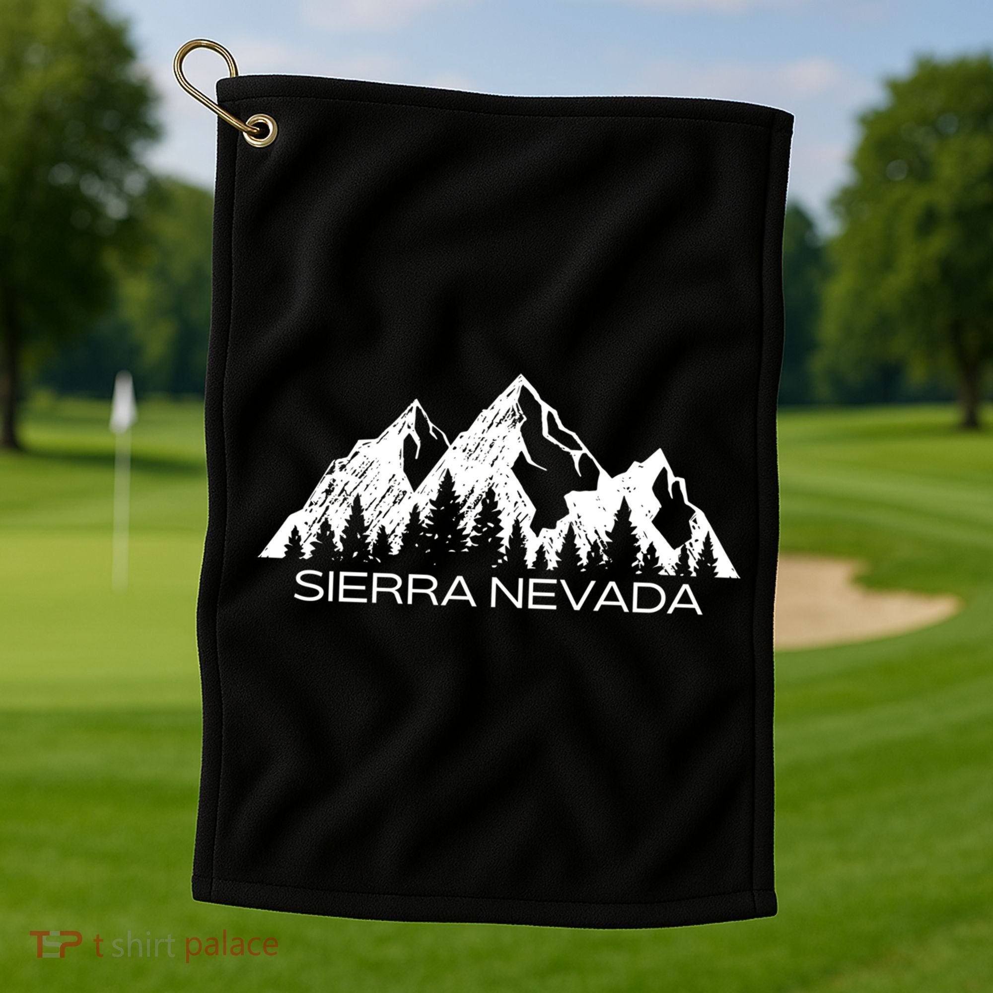 Sierra Nevada Mountains Cool Sierra Nevada Souvenir Gift Cool Gift Golf Towel
