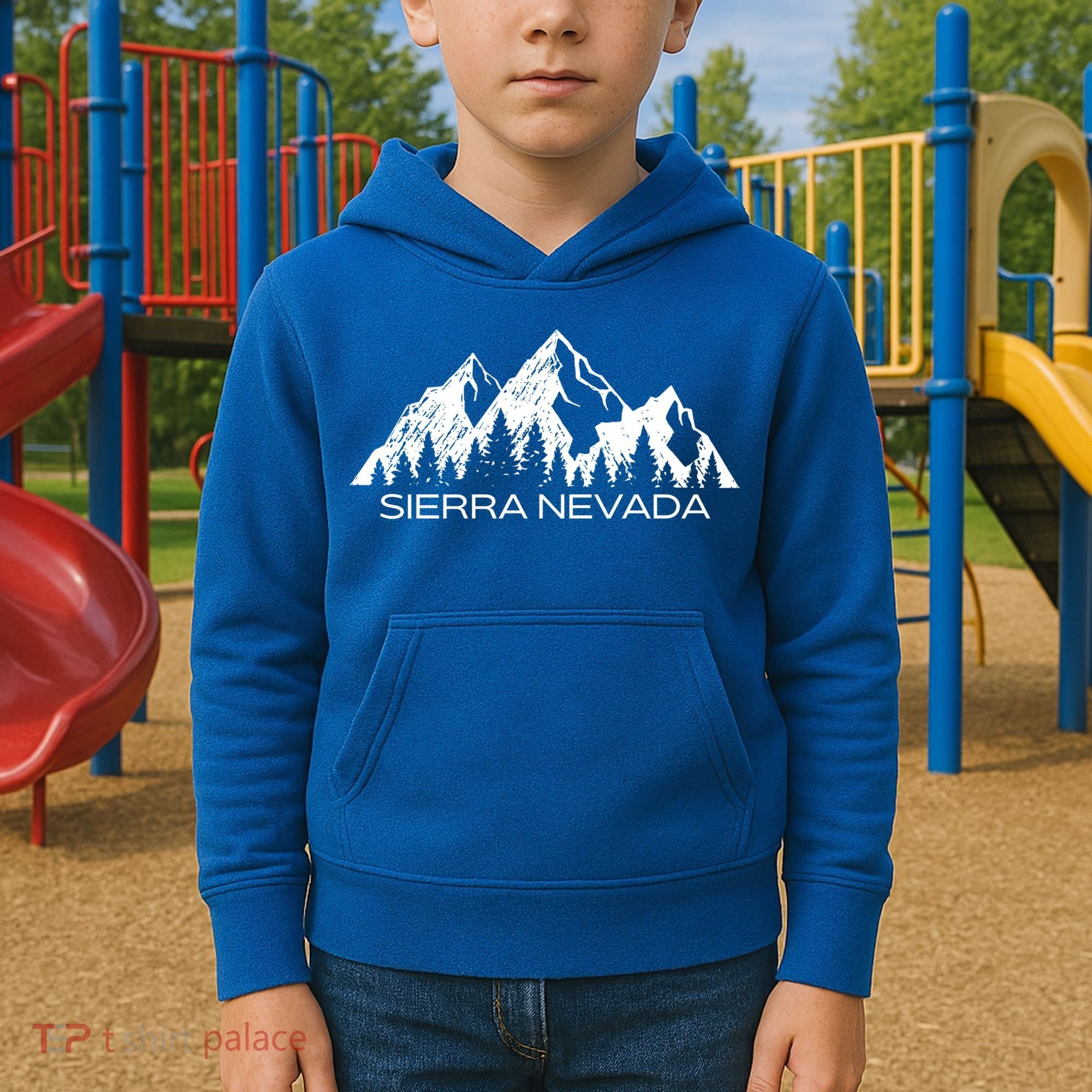 Sierra Nevada Mountains Cool Sierra Nevada Souvenir Gift Cool Gift Kids Hoodie