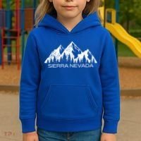 Sierra Nevada Mountains Cool Sierra Nevada Souvenir Gift Cool Gift Kids Hoodie thumb 3