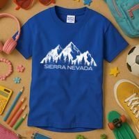 Sierra Nevada Mountains Cool Sierra Nevada Souvenir Gift Cool Gift Kids T-Shirt thumb 3