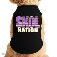 Skol Nation Meaningful Gift Meaningful Gift Purple White Gold Doggie Tank thumb 0