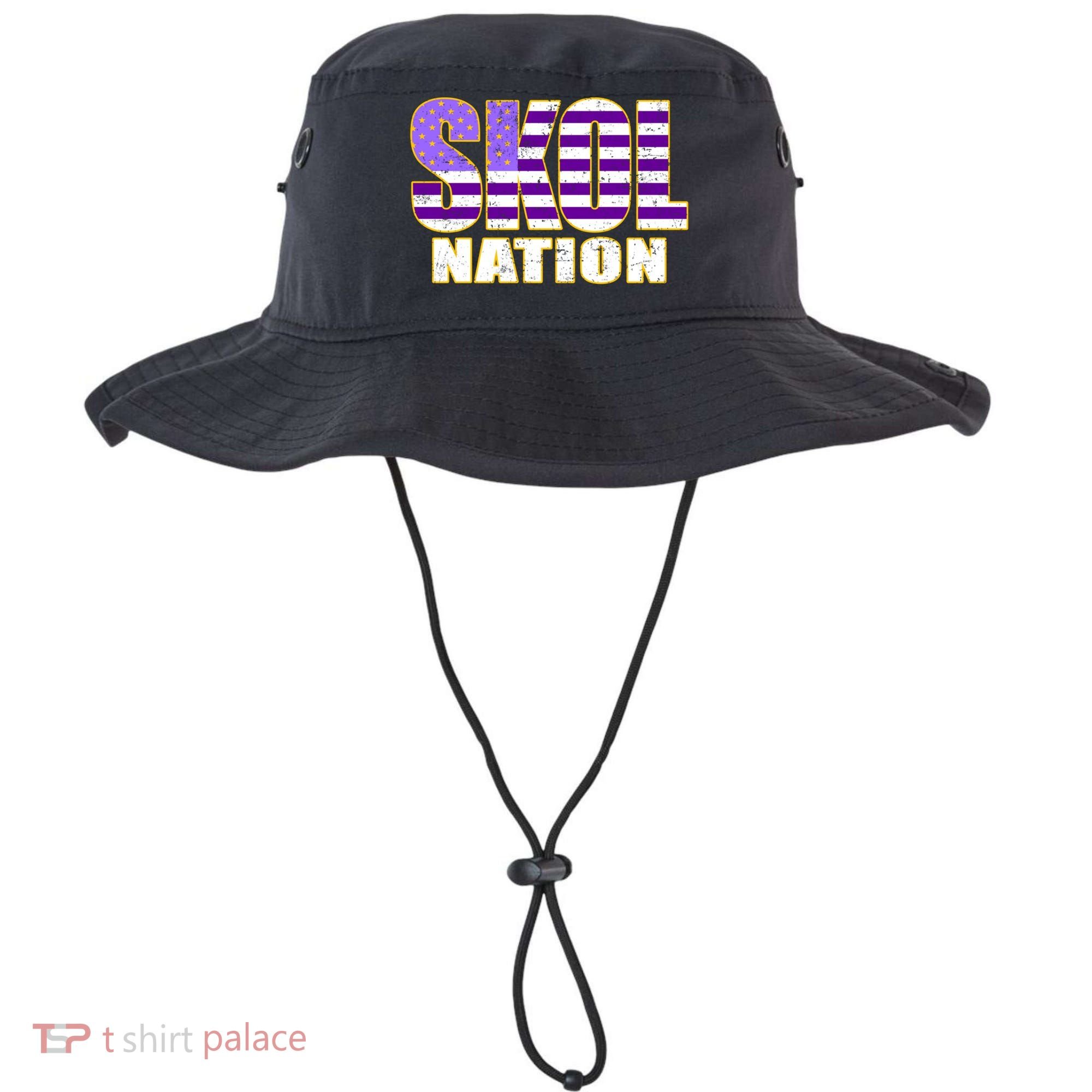 Skol Nation Meaningful Gift Meaningful Gift Purple White Gold Bucket Hat