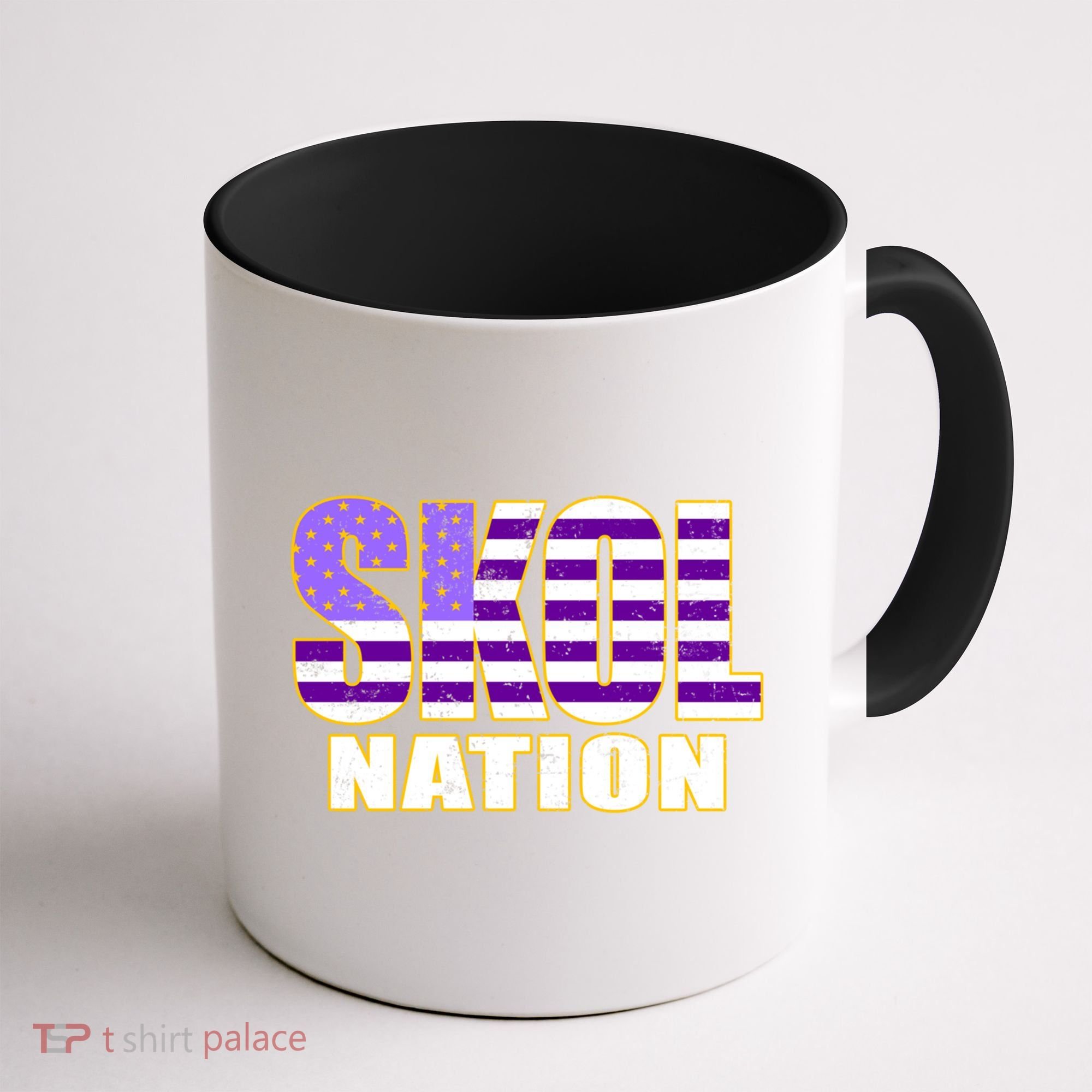 Skol Nation Meaningful Gift Meaningful Gift Purple White Gold Coffee Mug