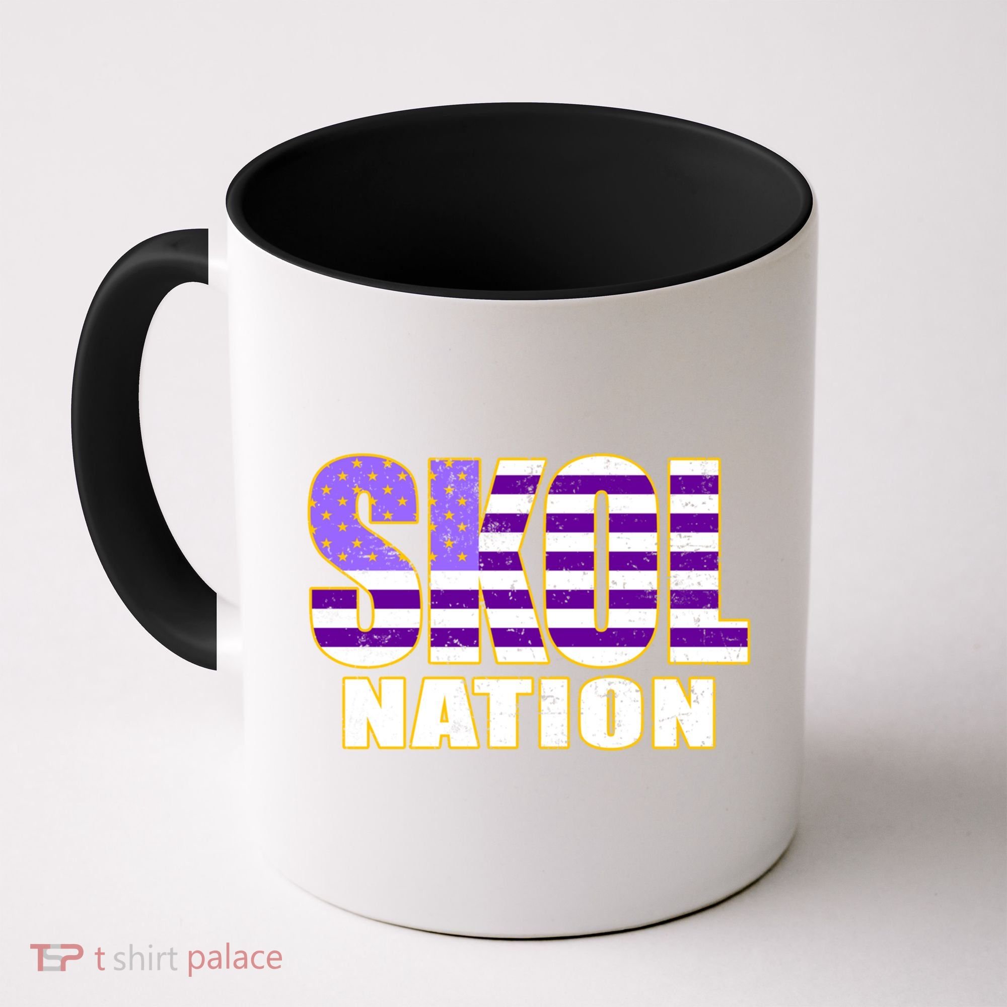 Skol Nation Meaningful Gift Meaningful Gift Purple White Gold Coffee Mug