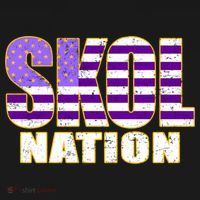 Skol Nation Meaningful Gift Meaningful Gift Purple White Gold Women's Hoodie thumb 2