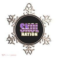 Skol Nation Meaningful Gift Meaningful Gift Purple White Gold Ornament thumb 0
